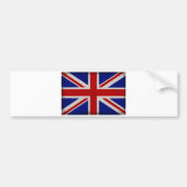 Drapeau Anglais d'Angleterre texturé バンパーステッカー (正面)