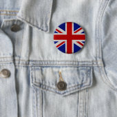 Drapeau Anglais d'Angleterre texturé 缶バッジ (インサイチュ)