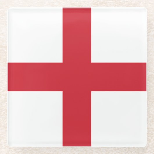 Drapeau Angleterre ガラスコースター (正面)