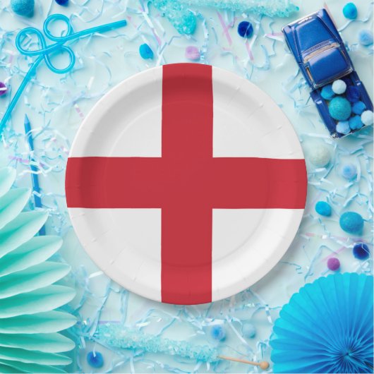 Drapeau Angleterre ペーパープレート (パーティー)
