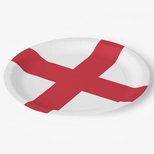 Drapeau Angleterre ペーパープレート (アングル)
