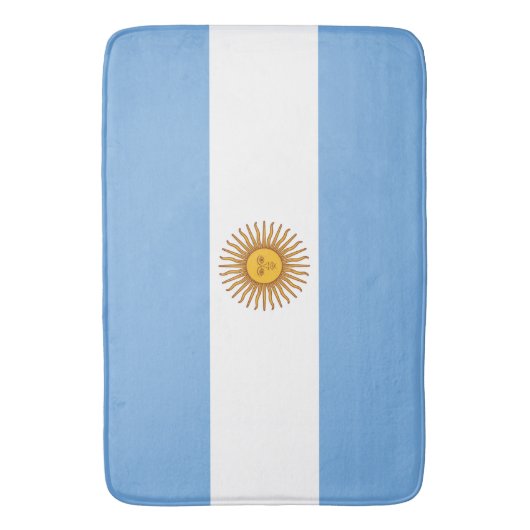 Drapeau Argentine バスマット (正面縦)