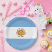 Drapeau Argentine ペーパープレート (パーティー)