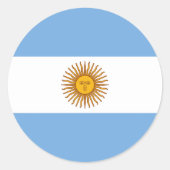 Drapeau Argentine ラウンドシール (正面)