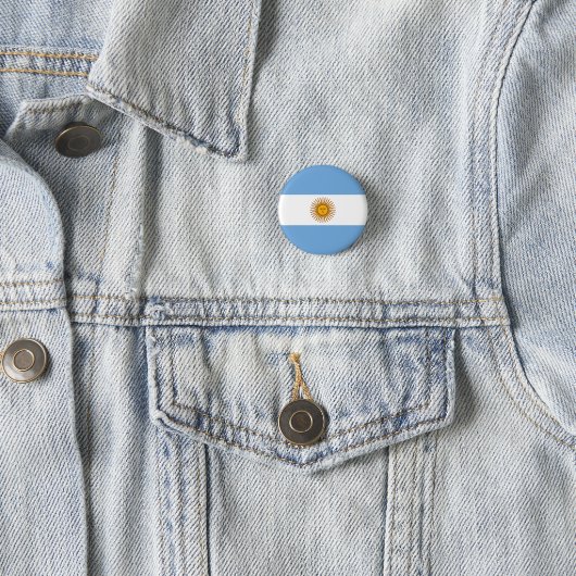 Drapeau Argentine 缶バッジ (インサイチュ)