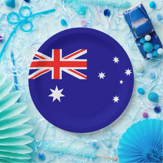 Drapeau Australie ペーパープレート (パーティー)