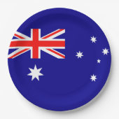 Drapeau Australie ペーパープレート (正面)