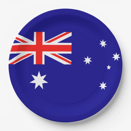 Drapeau Australie ペーパープレート (正面)