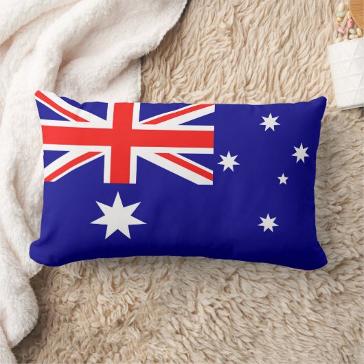 Drapeau Australie ランバークッション (ブランケット)