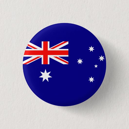 Drapeau Australie 缶バッジ (正面)