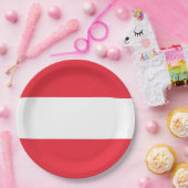 Drapeau Autriche ペーパープレート (パーティー)