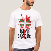 Drapeau basque tシャツ (正面)