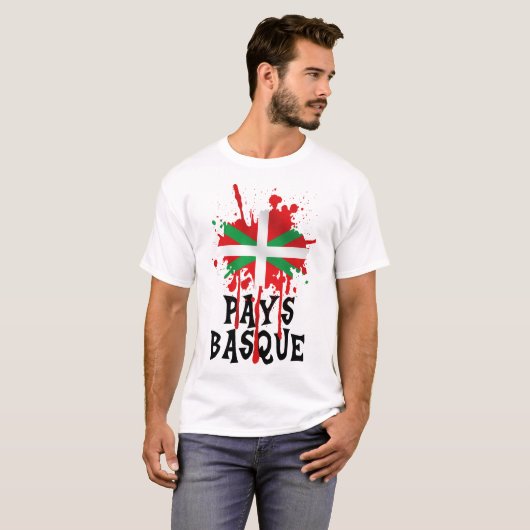 Drapeau basque tシャツ (正面フル)
