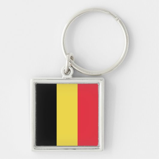 Drapeau Belgique Tricolore キーホルダー (正面)