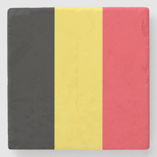 Drapeau Belgique Tricolore ストーンコースター (正面)
