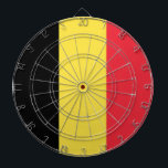 Drapeau Belgique Tricolore ダーツボード<br><div class="desc">Drapeau de la Belgique tricolore:  "L'union fait la force" ("Eendracht maakt macht" en néerlandais et "Einigkeit macht stark" en allemand).</div>