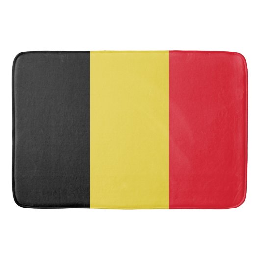Drapeau Belgique Tricolore バスマット (正面)