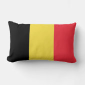 Drapeau Belgique Tricolore ランバークッション (正面)