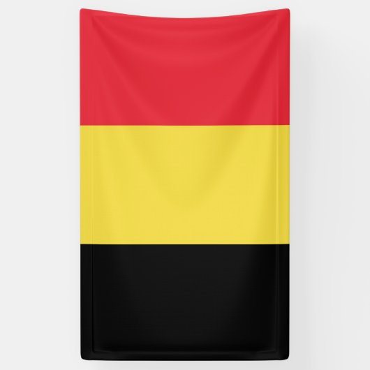 Drapeau Belgique Tricolore 横断幕 (縦)