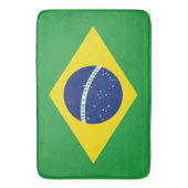 Drapeau Brésil バスマット (正面縦)
