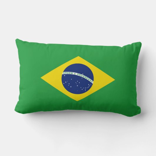 Drapeau Brésil ランバークッション (裏面)