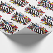 Drapeau Bretagne Breizh graffiti Breton graff ラッピングペーパー (角)