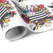 Drapeau Bretagne Breizh graffiti Breton graff ラッピングペーパー (ロールコーナー)