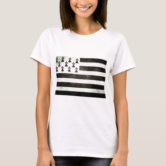 Drapeau Bretagne Vintage Tシャツ (正面)