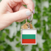 Drapeau Bulgarie tricolore キーホルダー (手)