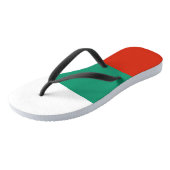 Drapeau Bulgarie tricolore ビーチサンダル (アングル)