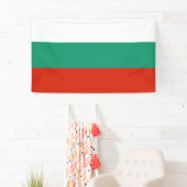 Drapeau Bulgarie tricolore 横断幕 (インサイチュ)