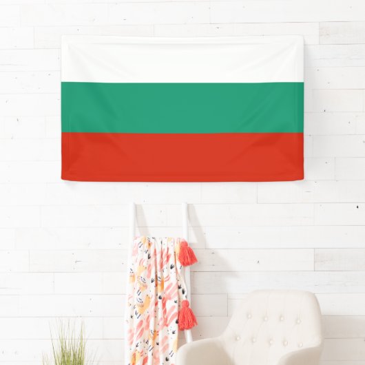 Drapeau Bulgarie tricolore 横断幕 (インサイチュ)