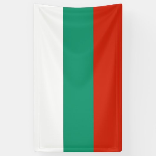 Drapeau Bulgarie tricolore 横断幕 (縦)