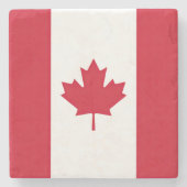 Drapeau Canada ストーンコースター (正面)