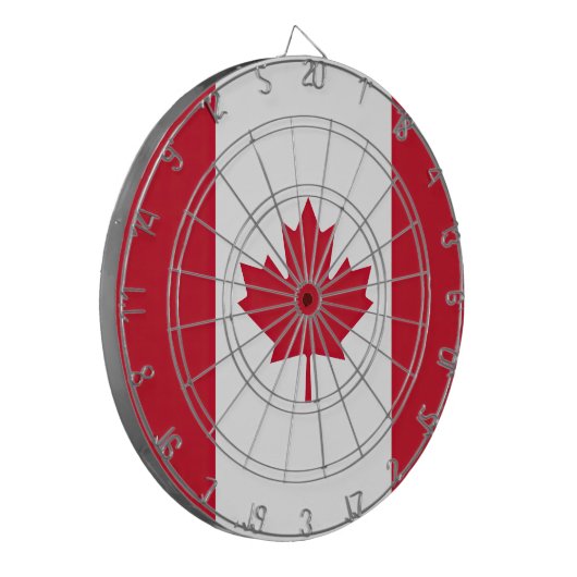 Drapeau Canada ダーツボード (正面左)