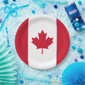 Drapeau Canada ペーパープレート (パーティー)