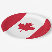 Drapeau Canada ペーパープレート (アングル)