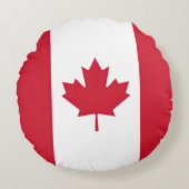 Drapeau Canada ラウンドクッション (正面)