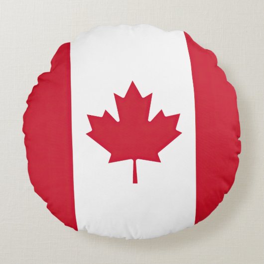Drapeau Canada ラウンドクッション (正面)