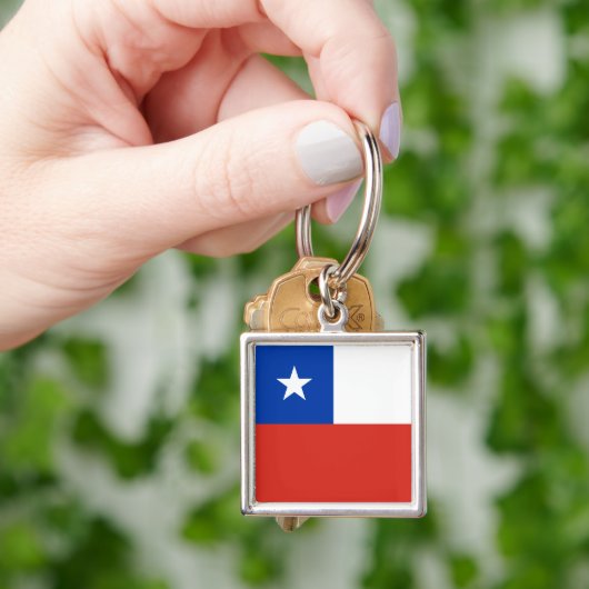 Drapeau Chili キーホルダー (手)