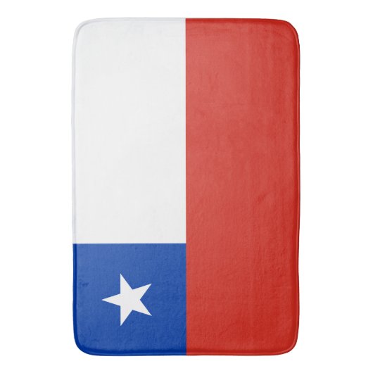 Drapeau Chili バスマット (正面縦)