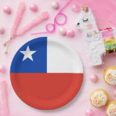 Drapeau Chili ペーパープレート (パーティー)
