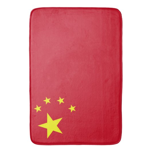 Drapeau Chine バスマット (正面縦)
