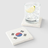 Drapeau Corée du Sud ストーンコースター (横)