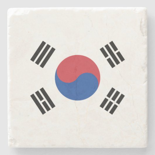 Drapeau Corée du Sud ストーンコースター (正面)