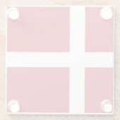 Drapeau Danemark  ガラスコースター (裏面)