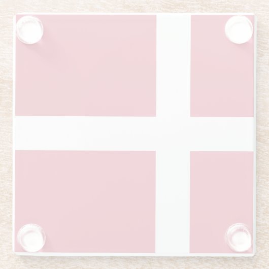 Drapeau Danemark  ガラスコースター (裏面)
