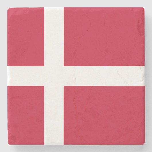 Drapeau Danemark ストーンコースター (正面)