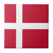 Drapeau Danemark  タイル (正面)