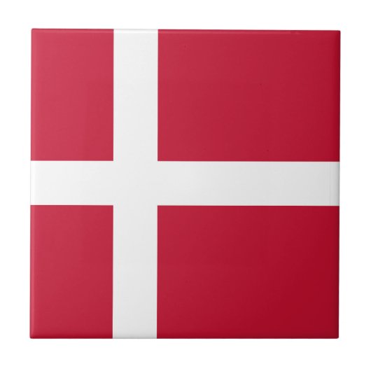 Drapeau Danemark  タイル (正面)